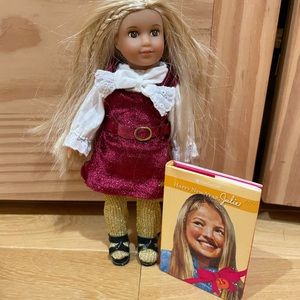 American girl 25th anniversary Julie mini doll